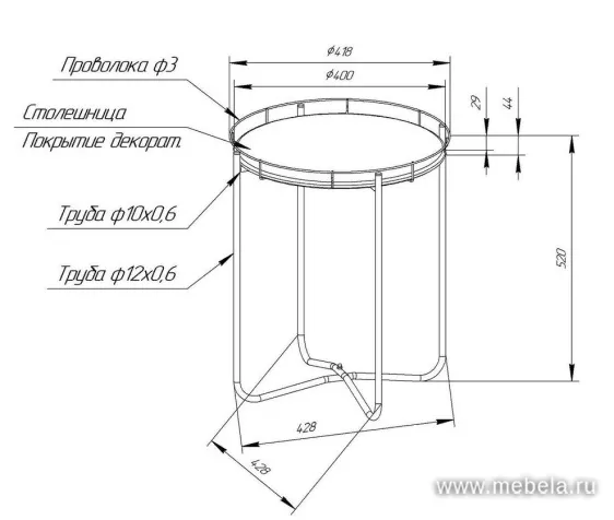 Столик Sht-ct20 +