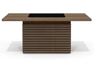 Стол руководителя с декор. траверсом