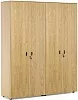 Офисный шкаф с гардеробом (4 двери)