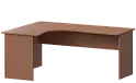 Письменный стол криволинейный, левый