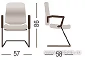 офисный стул Домино X сетка