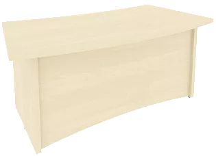 Офисный письменный стол для руководителя (криволинейный)