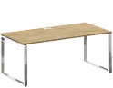 Стол руководителя на металлокаркасе