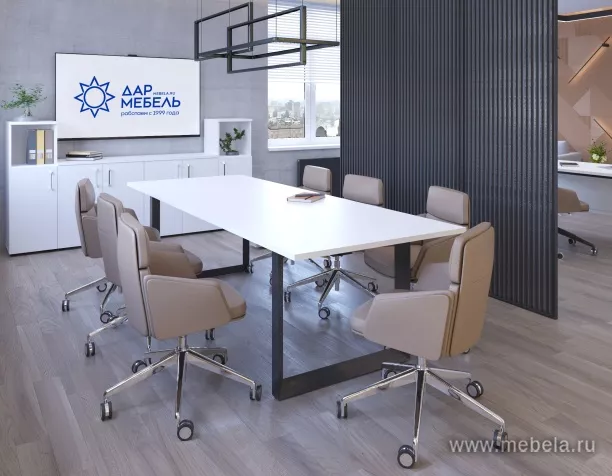 столы Оникс Метал-О Белый