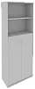 Офисный шкаф полуоткрытый