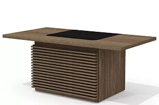 Стол руководителя с декор. траверсом