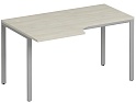 Стол письменный Комфорт на П-образном металлокаркасе (левый)