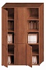 Офисный шкаф высокий комбинированный