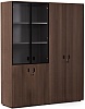 Офисный шкаф для документов с гардеробом
