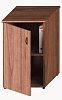 Офисный шкаф низкий узкий глухой