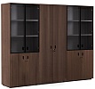 Офисный шкаф для документов с гардеробом