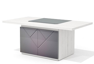 Стол руководителя с декор. траверсом