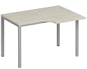 Стол письменный Комфорт на П-образном металлокаркасе (правый)