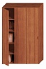 Офисный шкаф для документов высокий комбинированный