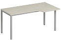 Стол письменный Комфорт на П-образном металлокаркасе (правый)